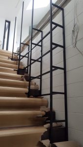 custom-shelving-stairwell
