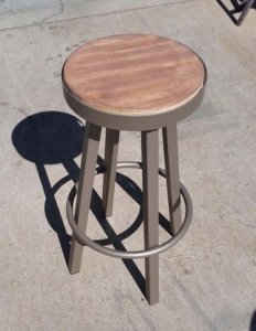 Angled square tube legs