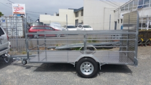 Purpose built supermarket trolley trailer